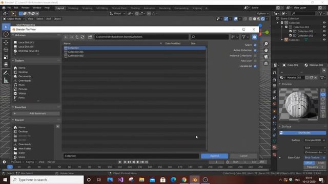 Open one blender file in another | Merge / append / join / import 2 blender files tutorial смотреть онлайн