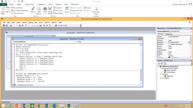 Excel VBA 40 Second Create Reset Button on UserForm смотреть онлайн