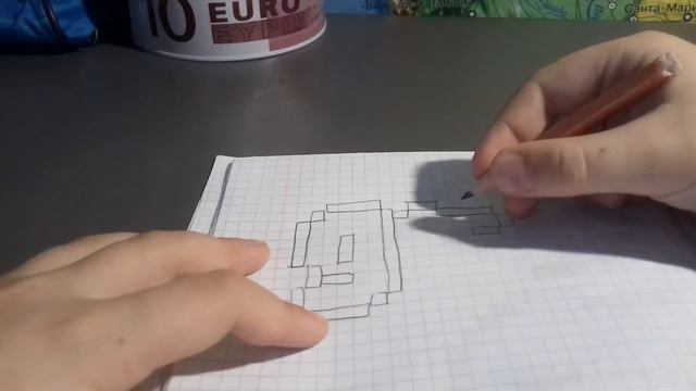 Рисование по клеточкам. Одним карандашом. смотреть онлайн