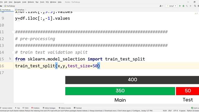 Sklearn - Split Data into 3 Sets (train, validation and test) in Python смотреть онлайн