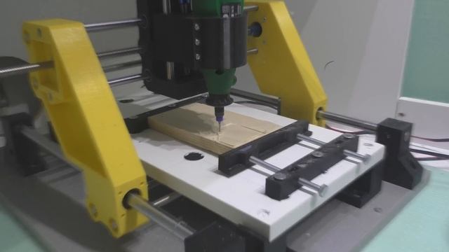 ЧПУ станок своими руками на ардуино и 3Д принтере. Тест фрезеровки на акриле и дереве смотреть онлайн