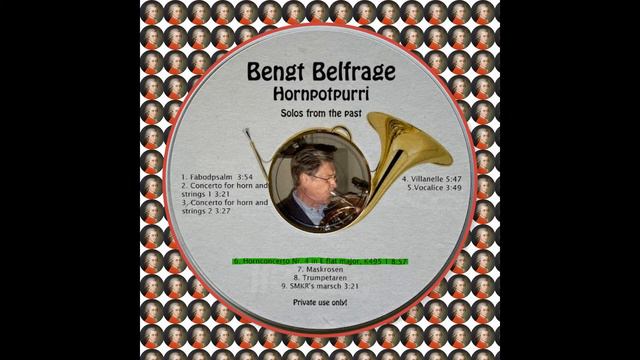 Hornconcerto no 4 in E Flat major, K495 - W. A. Mozart смотреть онлайн