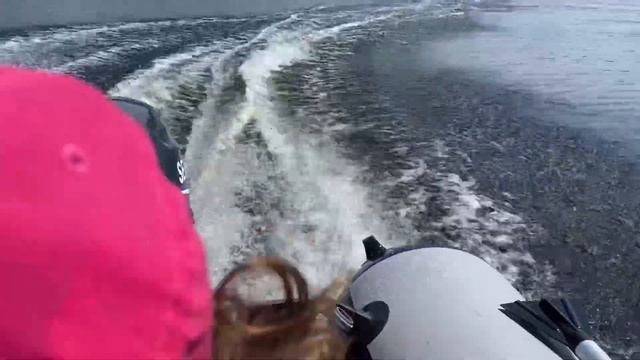 Алиса и Ариша. Плаваем на лодке по реке. Лето. Солнце. смотреть онлайн