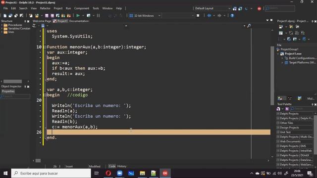 CAMBIANDO DE JAVA A DELPHI CONSOLA / PASCAL смотреть онлайн