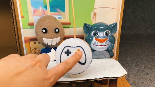 My Talking Tom and Buddy Antistress. Cardboard game смотреть онлайн