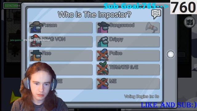 AMONG US LIVE w/ Viewers *not fake* смотреть онлайн