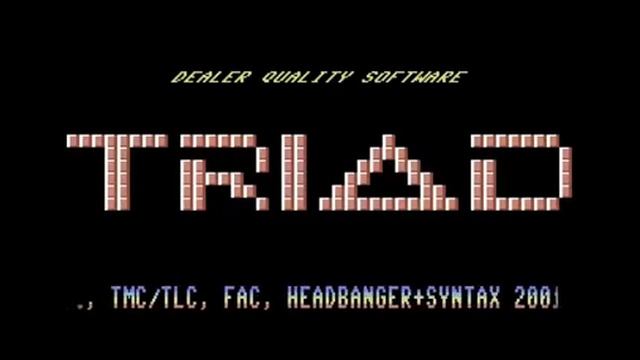 Cracktro from Triad to the game "Head over Heels" on Commodore 64 смотреть онлайн