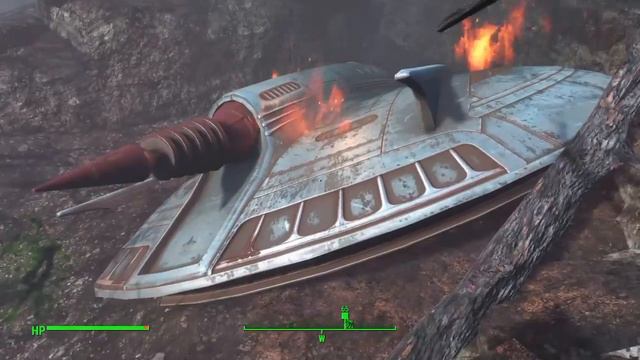 Fallout 4 - UFO Crash Site смотреть онлайн