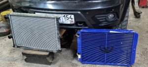 Оренбургский радиатор на УАЗ Патриот с автоматом.