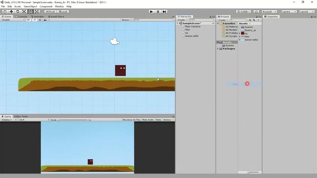 ИИ врага / AI Enemy в Unity