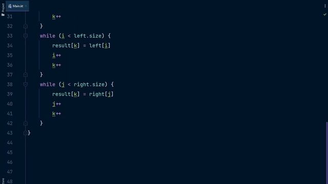 Merge Sort Algorithm in Kotlin смотреть онлайн