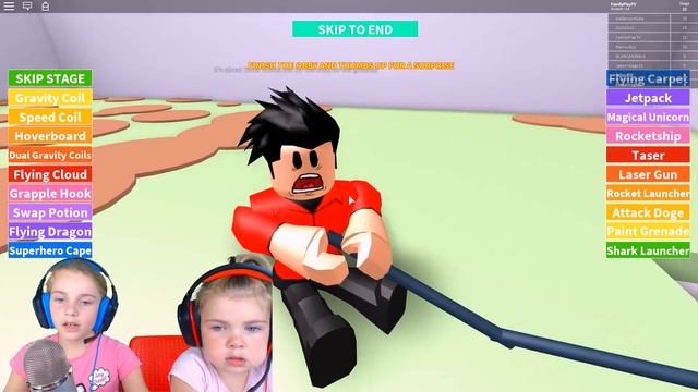 ПОБЕГ от ГИГАНТСКОГО и ЗЛОГО PACMAN в РОБЛОКС приключения Family Play TV смотреть онлайн