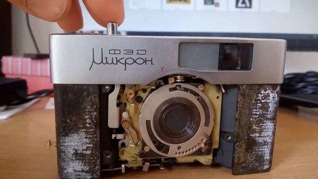 Fed Mikron shutter (&aperture) mechanism смотреть онлайн