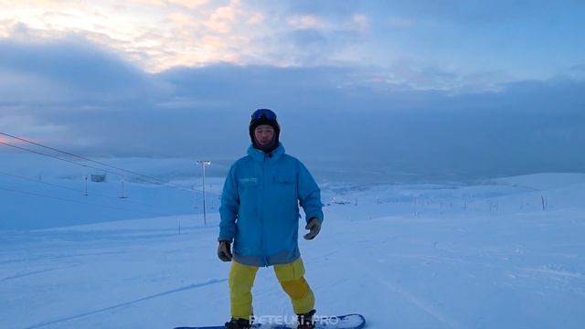 Перегруз носа сноуборда. Срыв задней дуги смотреть онлайн