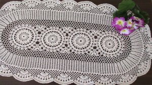 ОВАЛЬНАЯ САЛФЕТКА С КРУГЛЫМИ МОТИВАМИ. ЧАСТЬ 4