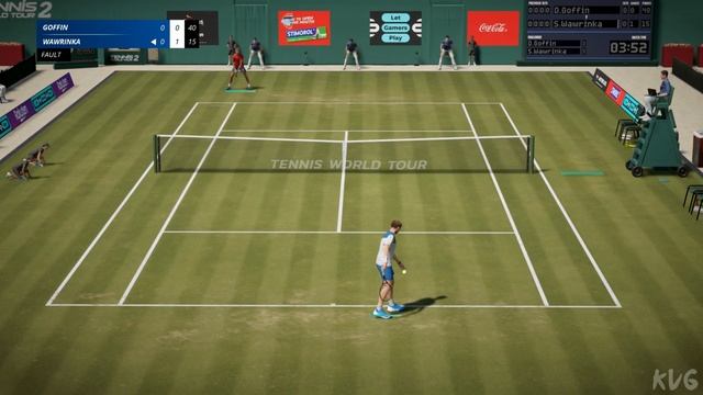 Tennis World Tour 2 - David Goffin vs Stanislas Wawrinka - Gameplay (PC HD) [1080p60FPS] смотреть онлайн
