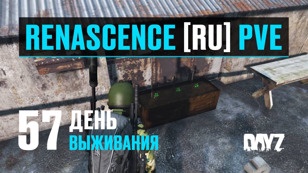 DayZ. RENASCENCE [RU] PVE. 57 день выживания. Охота и запрещёнка. смотреть онлайн