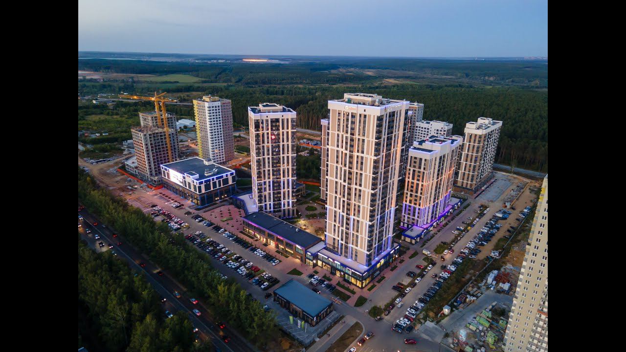 Жилой район "Изумрудный бор". Ход строительства. Август 2022 смотреть онлайн