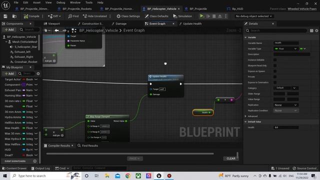 Helicopter Game Project Unreal Engine 5 Collision Damage смотреть онлайн