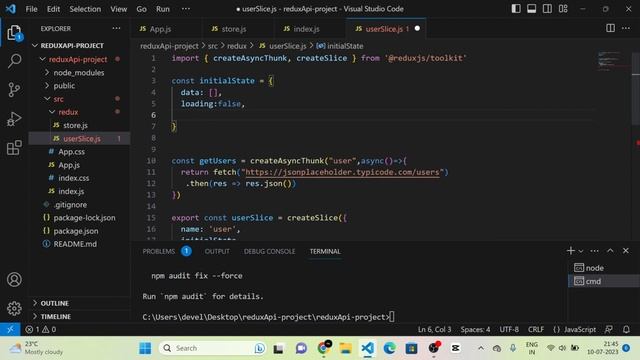 Redux toolkit Api call | Asyncthunk | React js | Basic tutorial for beginners смотреть онлайн