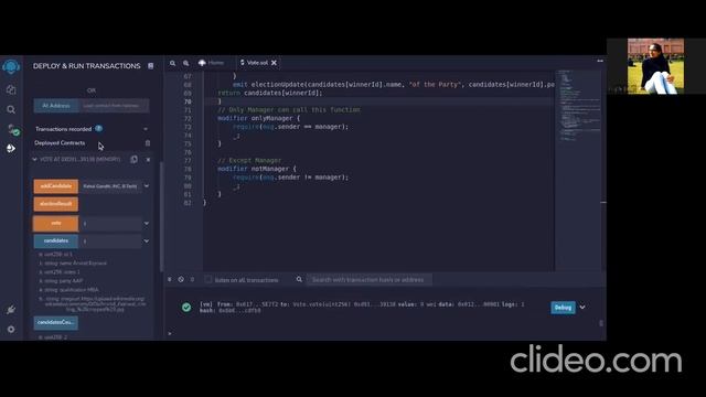 Secure Voting System Using Blockchain смотреть онлайн