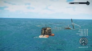 Самолёт упал в море