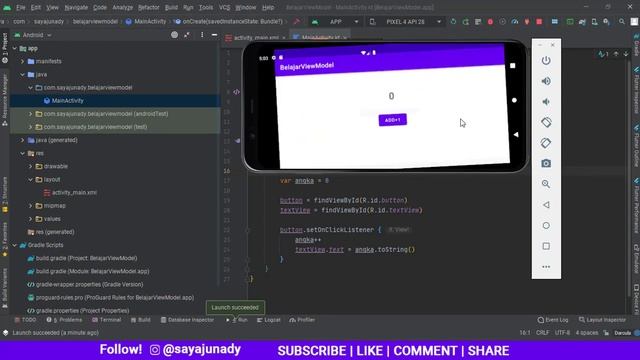 Implementasi Android ViewModel with Kotlin смотреть онлайн