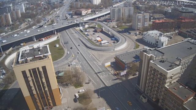 Москва - Нижегородская улица - веб камера 22.04.2020, 10:56