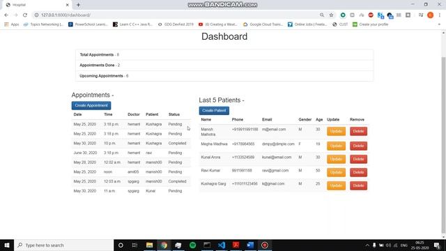 Hospital Management Website Navigation Video | Django 3 | Python 3.8.2 | sqlite3 смотреть онлайн
