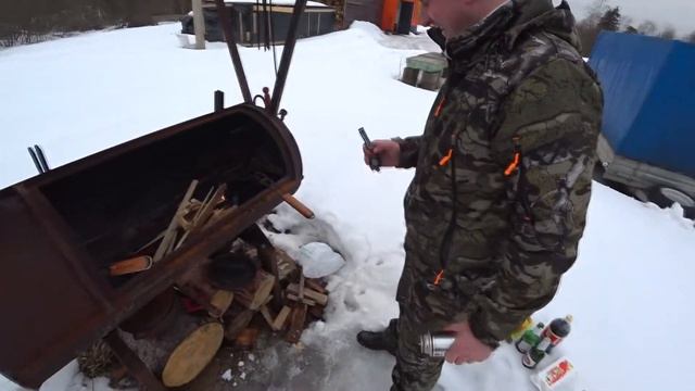 Сковорода гриль - ТЕСТ на мангале . смотреть онлайн