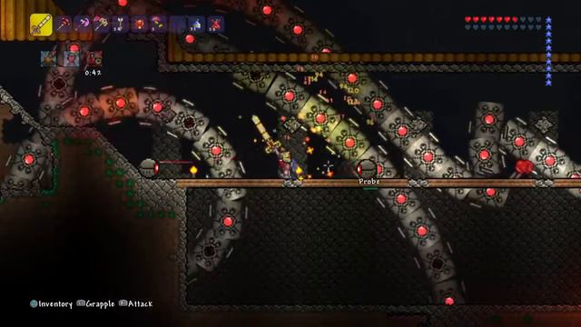 Terraria PS4 #3 The Destroyer Mechanical Boss Hard Mode смотреть онлайн