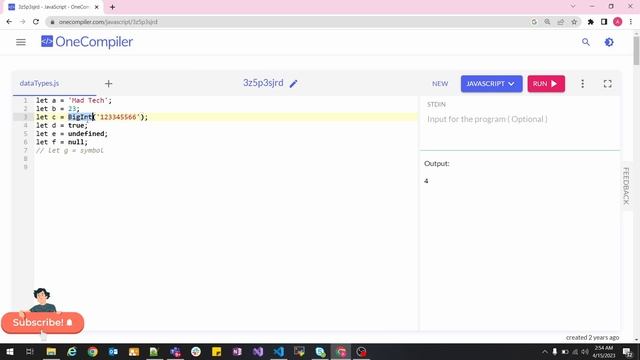 [#6] Data types (Primitive and Non-Primitive) in JavaScript | JavaScript Tutorials in Hindi | 202 смотреть онлайн