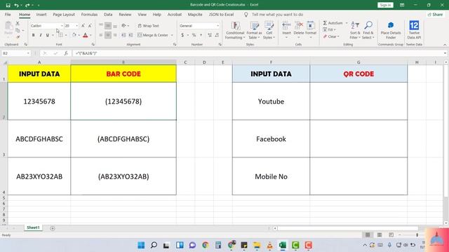 How to Create a Barcode and QR Code in MS Excel in Urdu/Hindi #barcode #qrcode #excel смотреть онлайн
