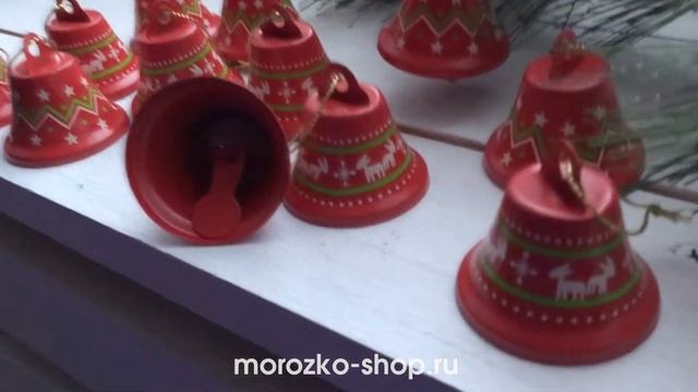 Набор ёлочных игрушек АНСАМБЛЬ КОЛОКОЛЬЧИКОВ, металл, красный, 5 см, 12 шт. XY0340 смотреть онлайн
