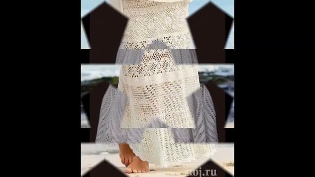 ВЯЗАННАЯ ЮБКА КРЮЧКОМ - 2020 / Knitted skirt HOOK / Gestrickte Rock HOOK смотреть онлайн