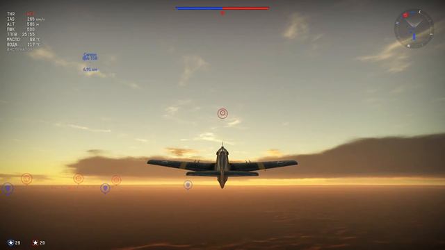 War Thunder - P-51 Mustang: Ранг-3, БР3.7, РБ смотреть онлайн