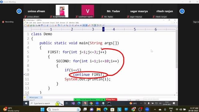 jump statement || break || continue || java-1 смотреть онлайн