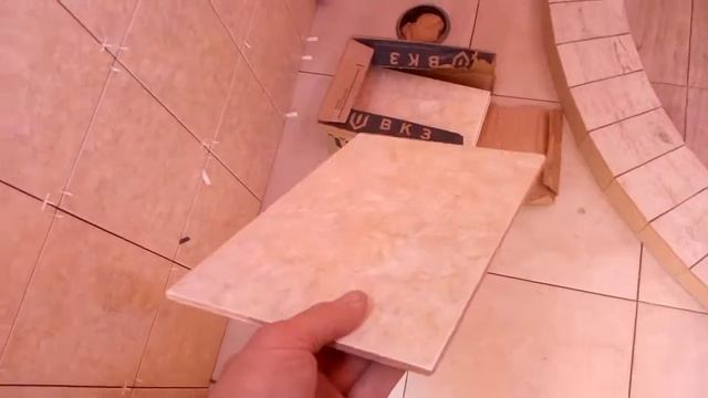 Плитка в бане. Душевой поддон из плитки. смотреть онлайн