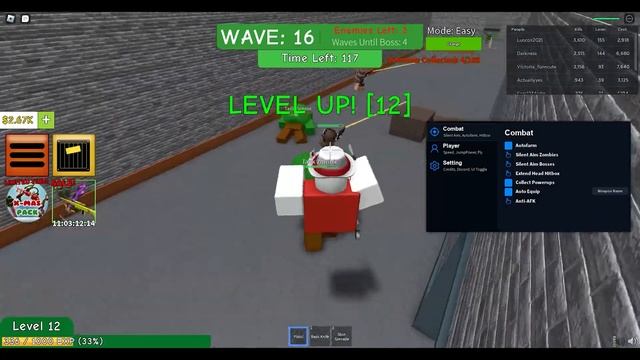 Roblox Zombie Attack OP Script/Hack GUI смотреть онлайн