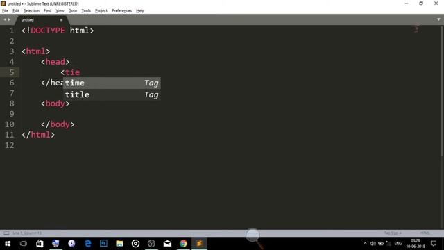 HTML Crash Course | Using Text Editor to create HTML File | in HINDI #03 смотреть онлайн