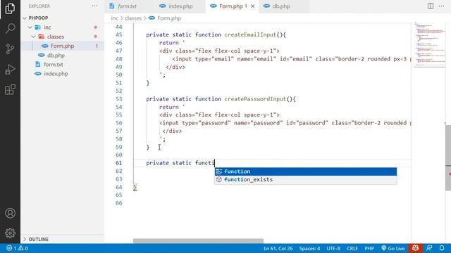 نظام تسجيل وتسجيل الدخول بواسطة PHP OOP, TailwindCSS,AlpineJS #6 (Form Class part 2) смотреть онлайн