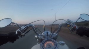 Первый выезд на Yamaha Dragstar 1100