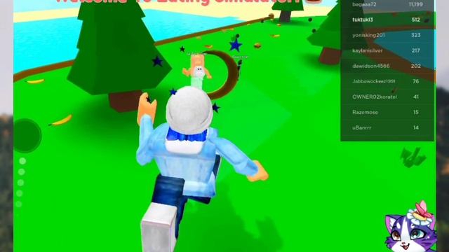Симулятор поедания в Roblox смотреть онлайн