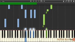 Rammstein - Mutter Piano Cover [Synthesia Piano Tutorial]