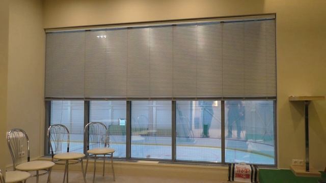 Моторизованные жалюзи на нашем обьекте смотреть онлайн