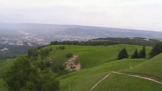 Панорама с горы "Малое Седло" Кисловодск смотреть онлайн