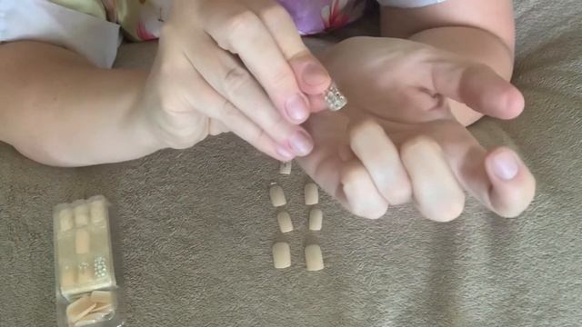 Накладные ногти без клея как я их клею