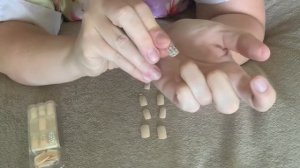 Накладные ногти без клея как я их клею