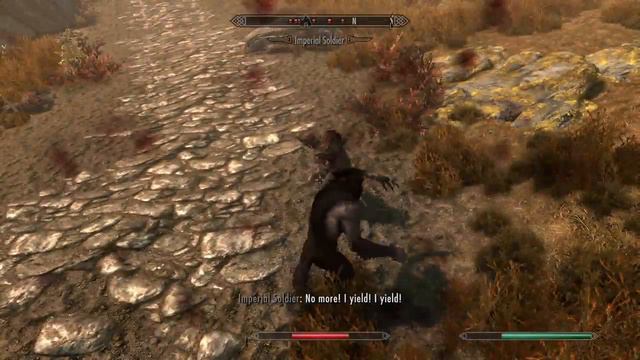 PS4 Elder Scrolls V Skyrim - Beast Form Mod Gameplay смотреть онлайн