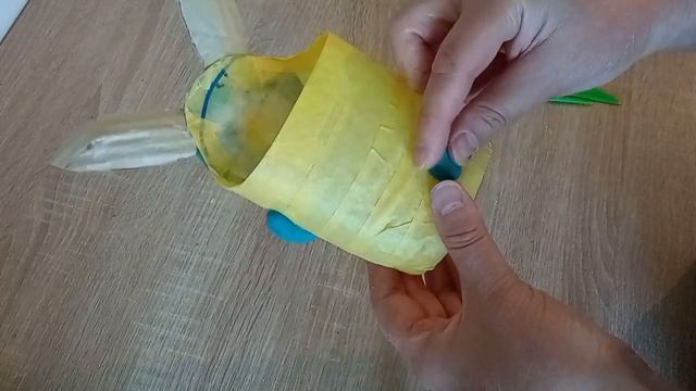 Вазон Зайчик из пластиковой бутылки смотреть онлайн